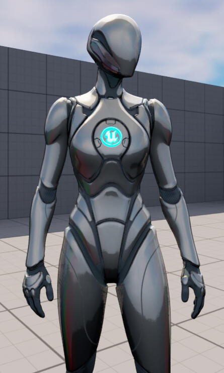 Light shader with auto rim light