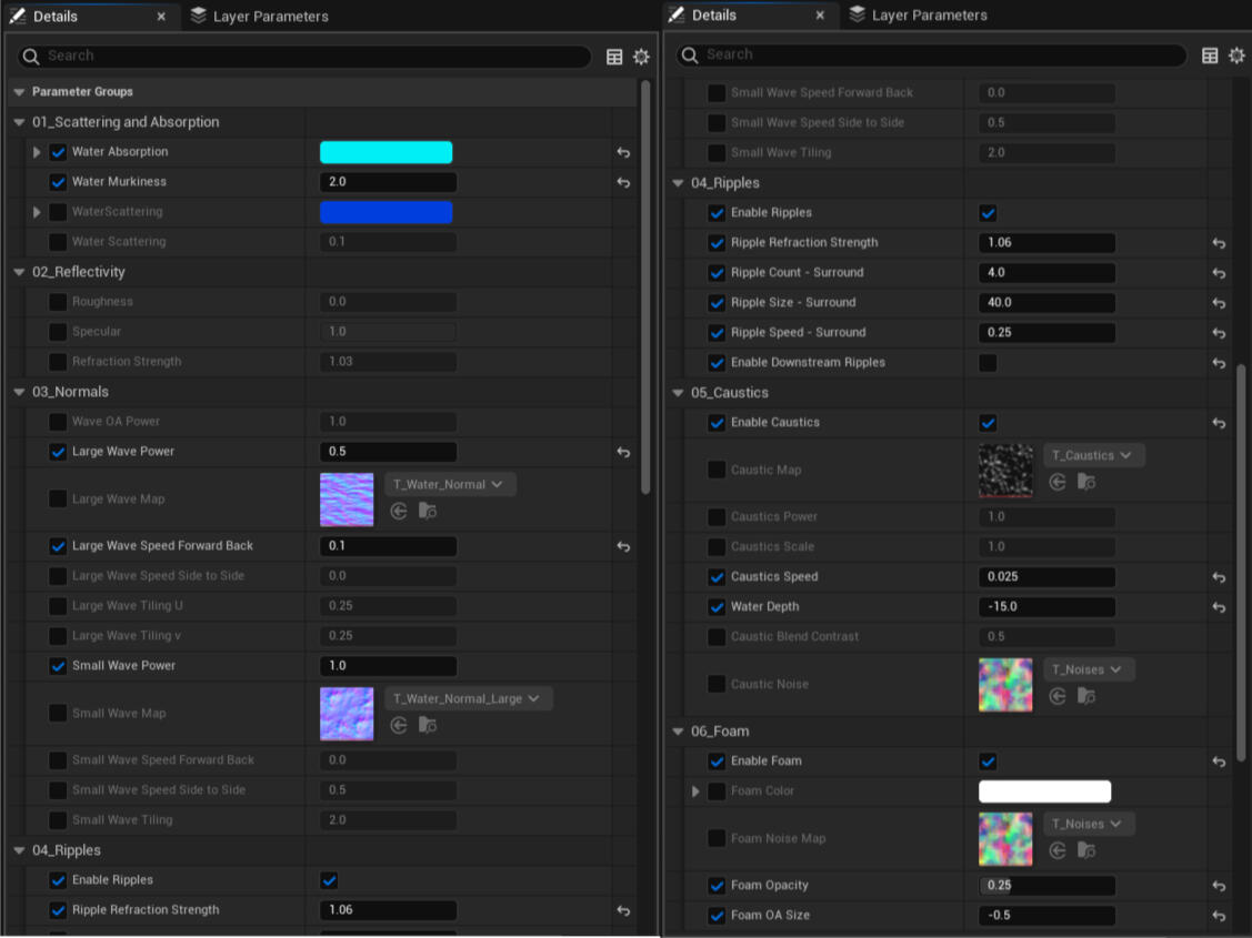 Organized options are easy to adjust and create different scenarios